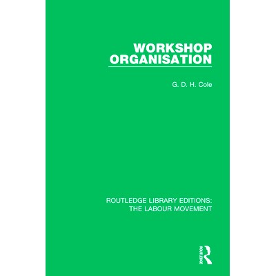 预订 Workshop Organisation 车间组织: 9781138336322