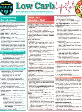 预订 Low Carb Lifestyle: A Quickstudy Laminated Reference