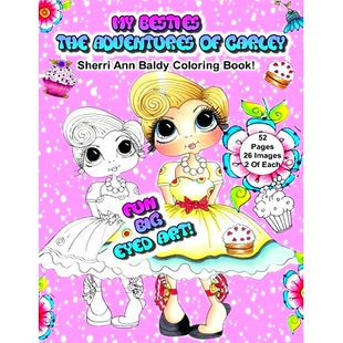 预订 My Besties The Adventures of Carley Sherri Ann Baldy Coloring Book: 9798657599244