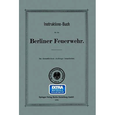 预订 Instruktions-Buch für die Berliner Feuerwehr: 9783662335512