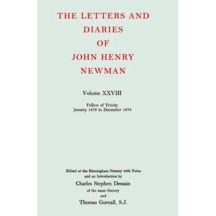 1876 The January December Newman XXVIII Henry Trinity John 约翰 1878 and Letters Fellow Diaries Volume 预订