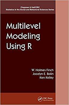 【预售】Multilevel Modeling Using R