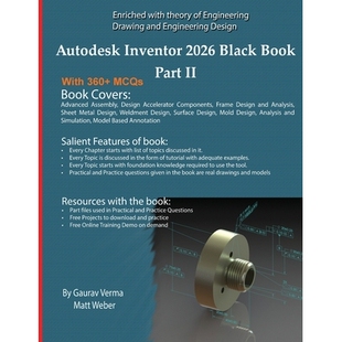 预订 Autodesk Inventor 2026 Black Book Part II: 9781774591758