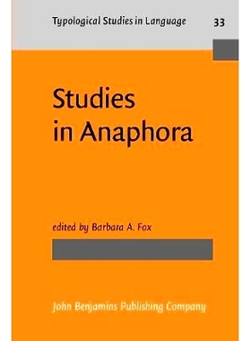 预订 Studies in Anaphora.: 9789027229281