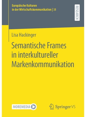 预订 Semantische Frames in Interkultureller Markenkommunikation: 9783658442118