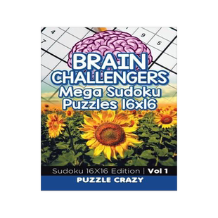 [预订]Brain Challengers Mega Sudoku Puzzles 16x16 Vol 1: Sudoku 16X16 Edition 9781683055631