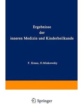 预订 Ergebnisse der Inneren Medizin und Kinderheilkunde: Erster Band: 9783642887772