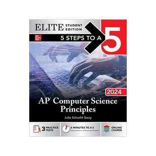 [预订]5 Steps to a 5: AP Computer Science Principles 2024 Elite Student Edition 9781265287566