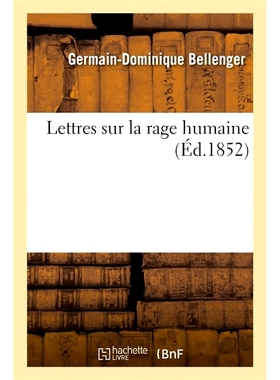 预订 Lettres Sur La Rage Humaine 关于人类愤怒的信件: 9782014075892
