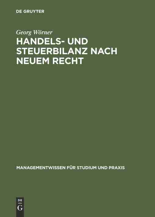 【预订】Handels- und Steuerbilanz nach neuem Recht 9783486274547
