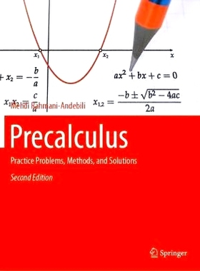 预订 Precalculus: Practice Problems, Methods, and Solutions 微积分学前课：练习问题、方法与解决方案 第2版: 9783031493669