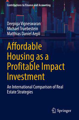 [预订]Affordable Housing as a Profitable Impact Investment 9783031070938