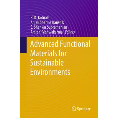 预订 Advanced Functional Materials for Sustainable Environment适合可持续环境的先进功能材料9783031626197
