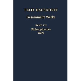 „Sant’ der Band Felix Hausdorff Gesammelte Werk Zara Landschaft aus 预订 VII Werke Gedanken Philosophisches Ilario.