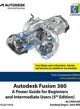 [预订]Autodesk Fusion 360: A Power Guide for Beginners and Intermediate Users (5th Edition) 9788195514809