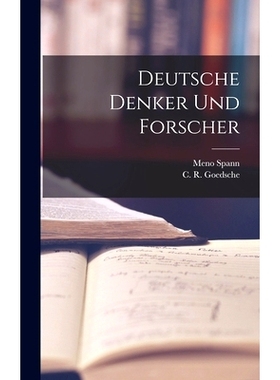 预订 Deutsche Denker Und Forscher: 9781014212108