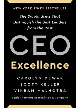 预订 CEO Excellence: The Six Mindsets That Distinguish the Best Leaders from the Rest *CEO: 9781982179670