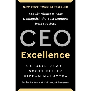 预订 CEO Excellence: The Six Mindsets That Distinguish the Best Leaders from the Rest *CEO: 9781982179670