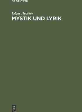 【预订】Mystik und Lyrik 9783486772814
