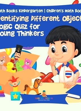 预订 Identifying Different Objects - Logic Quiz for Young Thinkers - Math Books Kindergarten Children’s Math Books: 979