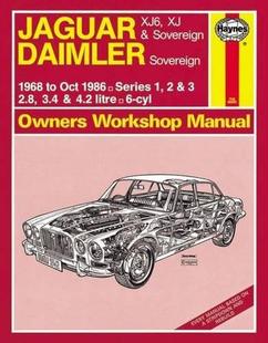 Haynes Jaguar Daimler Repair Oct XJ6 Sovereign 9780857339638 Manual Sovereign; 预订