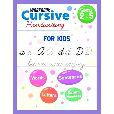 预订 Cursive Handwriting Workbook For Kids: Teaching cursive Handwriting For Kids, Alphabet Cursive Handwriting, Cursive