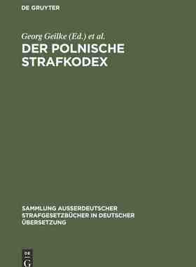 【预订】Der polnische Strafkodex 9783111253398