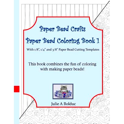 预订 Paper Bead Crafts Paper Bead Coloring Book 1: With 1/8