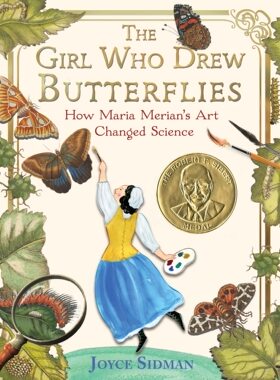 现货 花蝴蝶的女孩 昆虫插画家梅里安的故事 STEAM 儿童读物 平装 Maria Merian 英文原版 The Girl Who Drew Butterflies