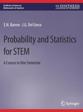 预订 Probability and Statistics for Stem: A Course in One Semester