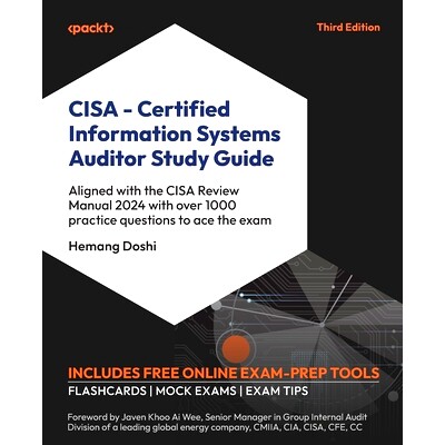 预订 CISA – Certified Information Systems Auditor Study Guide CISA – 注册信息系统审计师学习指南: 9781835882863