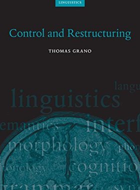 【预订】Control and Restructuring