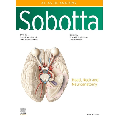 预订 Sobotta Atlas of Anatomy, Vol. 3, 17th ed., English/Latin Head, Neck and Neuroanatomy 9780702067679