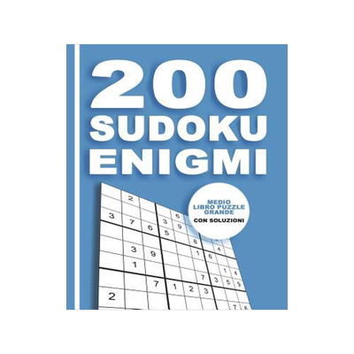 [预订]200 Sudoku Enigmi - Medio Libro Puzzle Grande Con Soluzioni: Rompicapo Per Adulti E Bambini 9x9 9781079654110