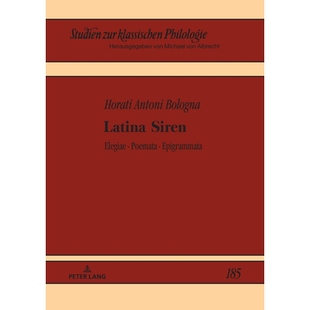 预订 epigrammaton 警句书库 9783631921548 poematum 诗歌 Elegiarum Siren Latina libri