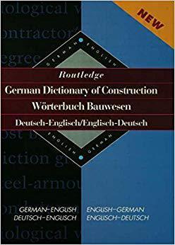 【预售】Routledge German Dictionary of Construction Worterbuch Bauwesen
