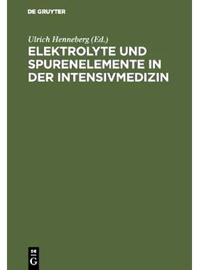 预订 Elektrolyte und Spurenelemente in der Intensivmedizin: Kolloquium am 11. November 1972 im Klinikum Steglitz der Fre