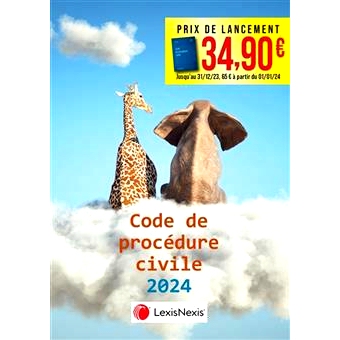 预订 Code de procédure civile 2024 - Eléphant Girafe 2024年民事诉讼法-长颈鹿大象: 9782711039944