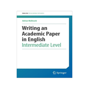 [预订]Writing an Academic Paper in English 9783030956141