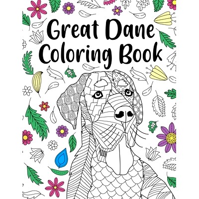 预订 Great Dane Coloring Book: Adult Coloring Book, Dog Lover Gift, Floral Mandala Coloring Pages, Doodle Animal Kingdom