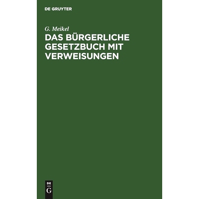 预订 Das bürgerliche Gesetzbuch mit Verweisungen: 9783112599877