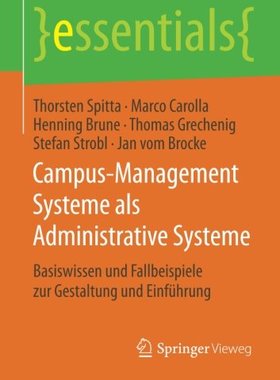 【预订】Campus-Management Systeme als Administrative Systeme 9783658115944