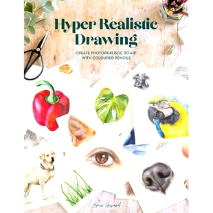 预订 Hyper Realistic Drawing: How to create photorealistic 3D art with coloured pencils: 9781446309322