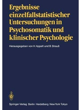 预订 Ergebnisse einzelfallstatistischer Untersuchungen in Psychosomatik und klinischer Psychologie: 9783540135128