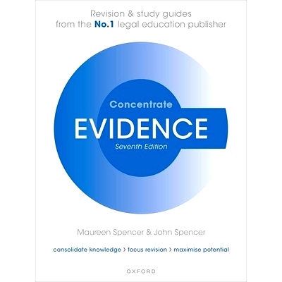 预订 Evidence Concentrate: Law Revision and Study Guide 证据浓缩版：法律复习和学习指南: 9780192865670