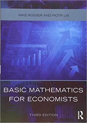 【预订】Basic Mathematics for Economists