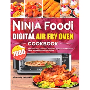 for Ninja Recipes and Fry 1000 Easy Cookbook Delicious Oven Users Advanced Digital Foodi Air Beginners Days 预订