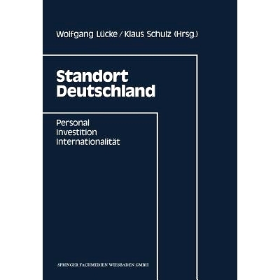 预订 Standort Deutschland: Personal, Investition, Internationalität: 9783663051725