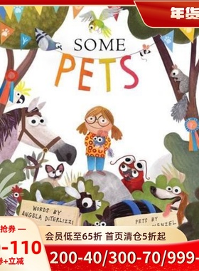 现货 英文原版 有些宠物 凯迪克奖得主Brendan Wenzel插画绘本 精装 Some Pets
