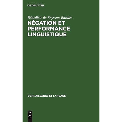 预订 Négation et performance linguistique: 9789027964427